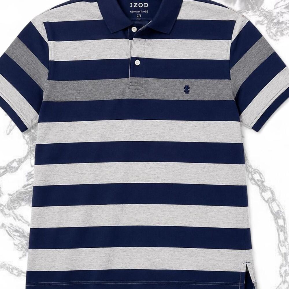 Striped Izod Polo Shirt